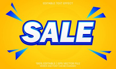 Satış efekti. Kelimeler ve yazı tipi değiştirilebilir