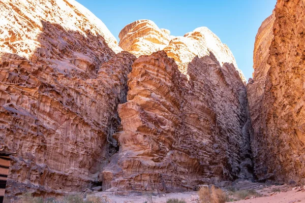 Wadi Rum Södra Jordanien Det Ligger Öster Akaba Wadi Rum — Stockfoto