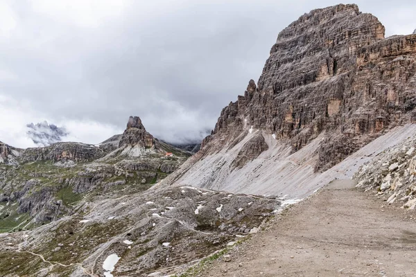 Dolomites Three Peaks Lavaredo Italian Dolomites Famous Three Peaks Lavaredo — Stockfoto