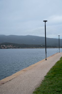 İtalya, Orbetello 'da toprak seti