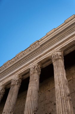 Şehrin tarihi kısmı, Roma 'nın sokakları..  