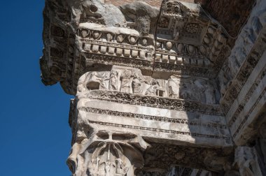 Şehrin tarihi kısmı, Roma 'nın sokakları..  