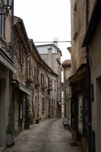 San Marino Kasteel Landschap — Stockfoto