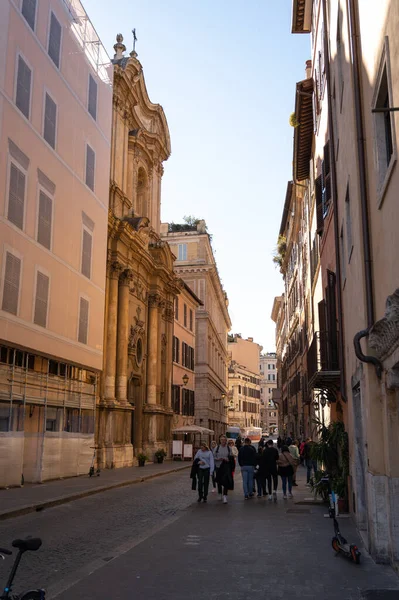 Stimmungsvolle Straße Rom — Stockfoto