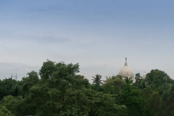 Колката Західна Бенгал Індія Серпня 2020 Вид Вершину Меморіалу Вікторії — стокове фото