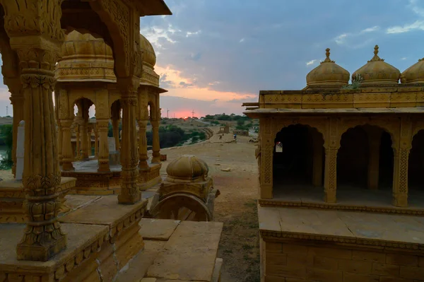 Bada Bagh Barabagh Significa Jardim Grande Complexo Jardins Jaisalmer Rajastão — Fotografia de Stock