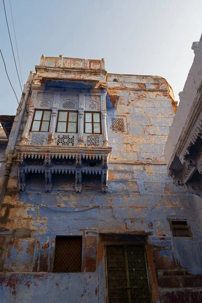 Tradiční Modrý Dům Města Jodhpur Rajsthan Indie Historicky Modrá Symbolem — Stock fotografie