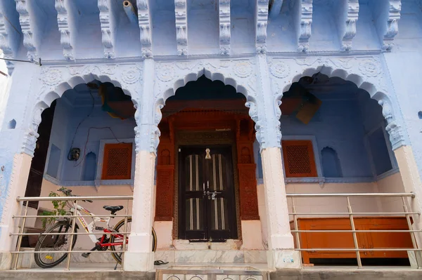 Jodhpur Rajasthan Indie Října 2019 Traditional Blue Coloured House Historicky — Stock fotografie