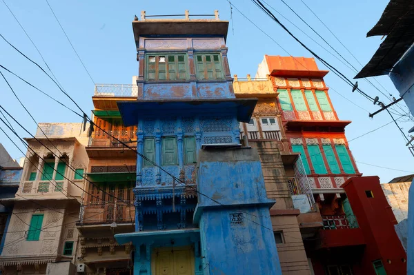 Jodhpur Rajasthan India October 21St 2019 Traditional Blue Coloured House — Stock Photo, Image