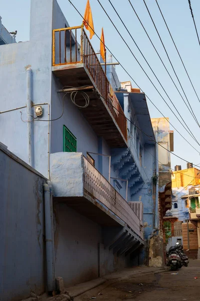 Jodhpur Rajasthan India October 21St 2019 Traditional Colorful Houses Historically — Stock Photo, Image