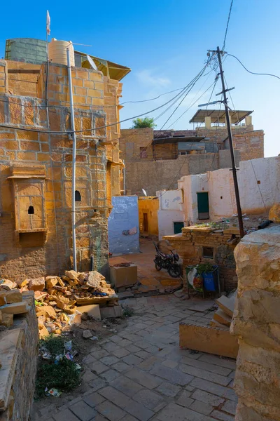 Jaisalmer Rajasthan India Ottobre 2019 Veduta Interna Del Forte Jaisalmer — Foto Stock