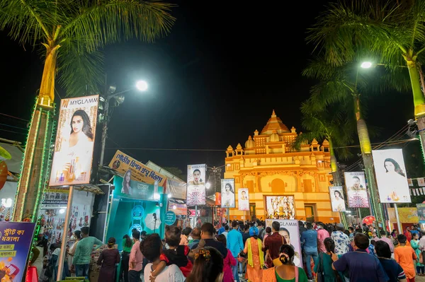 Kolkata West Bengal India 12Th October 2021 Bagbazar Durga Puja — Foto de Stock