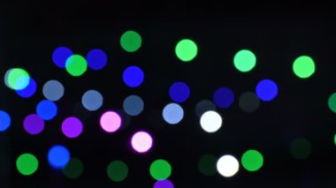 Festival of light, diwali or deepawali lights at night. Dark background stock footage.