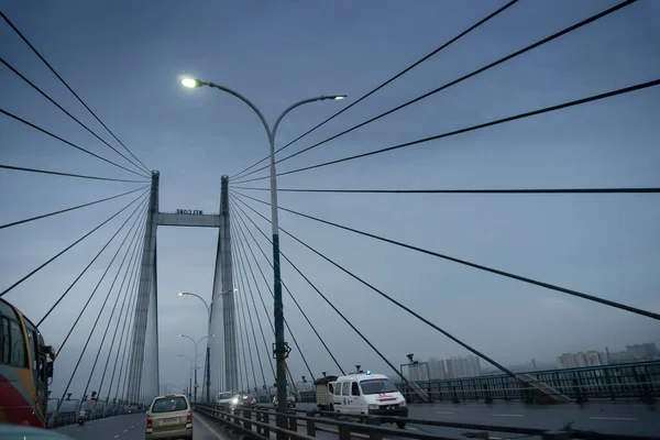 Howrah Bengala Occidental India Agosto 2020 2Nd Hoogly Bridge Vidyasagar — Foto de Stock