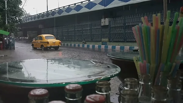 Kolkata Bengala Occidental India Agosto 2019 Una Tienda Lado Carretera — Foto de Stock