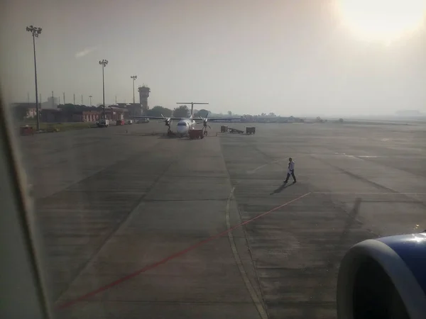 Kolkata West Bengal India October 2019 Spice Jet Flight Ready — Stock Photo, Image