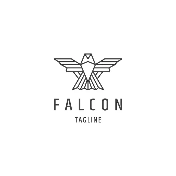 Şahin hattı logo tasarım şablonu
