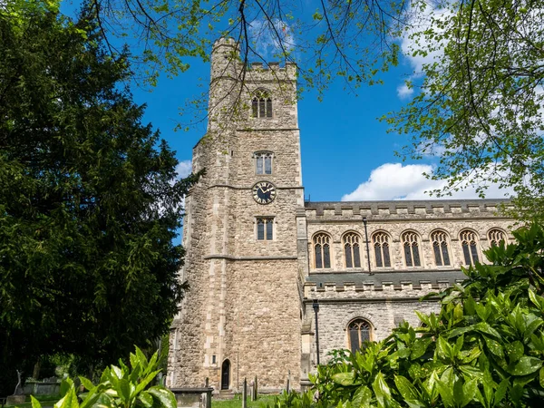 View Bishop All Saints Church Architecture Fulham House Garden Area — Stock Photo, Image