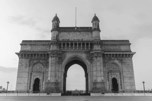 Vue Porte Inde Point Repère Important Situé Colaba Mumbai Dans Photo De Stock