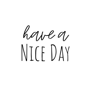 İyi günler. Metin vektör illüstrasyon arka planı