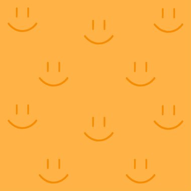 Gülümseyen yüz ikonu. Web için mutlu yüz vektör simgelerinin düz çizimi