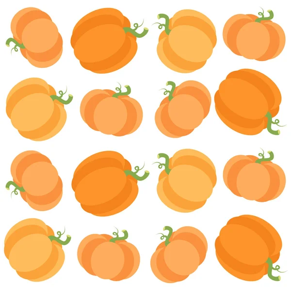 Illustration Vectorielle Fond Pour Halloween Avec Des Citrouilles — Image vectorielle