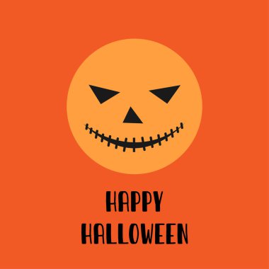 Cadılar Bayramı kabak vektör illüstrasyonu