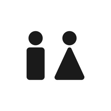 WC simge vektör illüstrasyonu