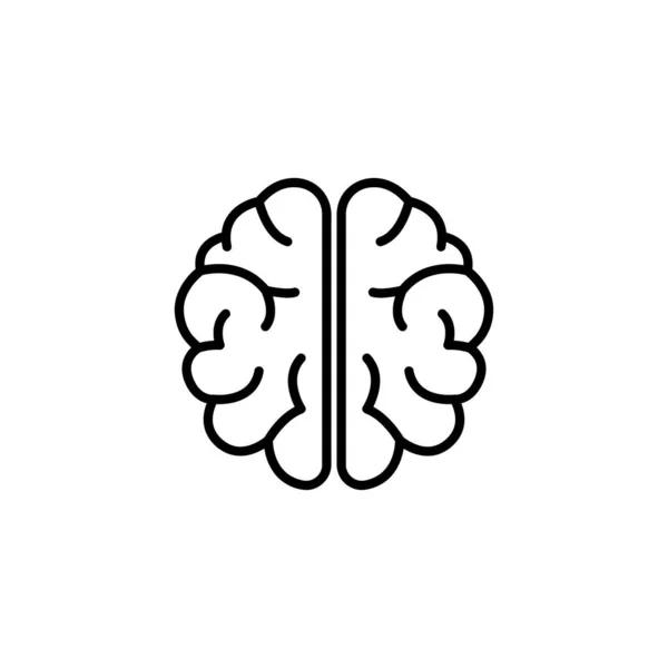 Απεικόνιση Διανύσματος Εικονιδίου Εγκεφάλου — Διανυσματικό Αρχείο