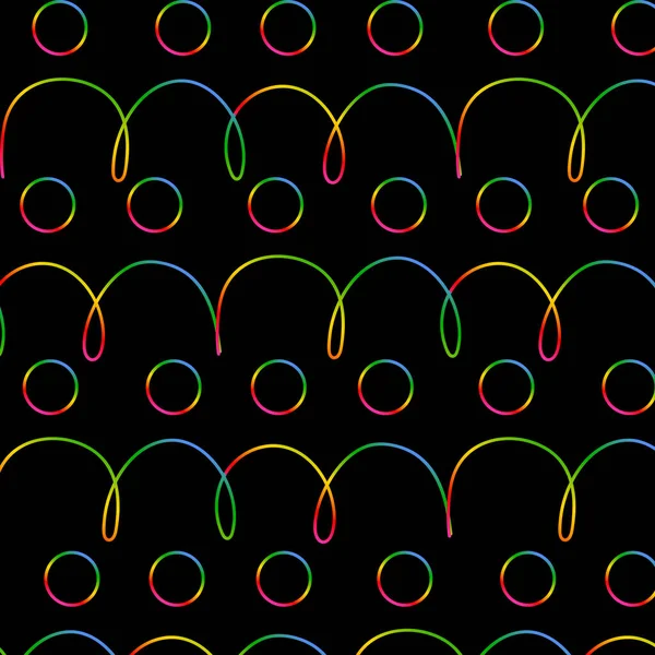 Fond Abstrait Avec Des Cercles Colorés — Image vectorielle
