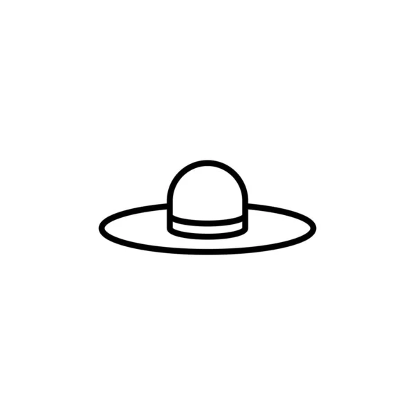 Hatt Ikon Vektor Illustration — Stock vektor