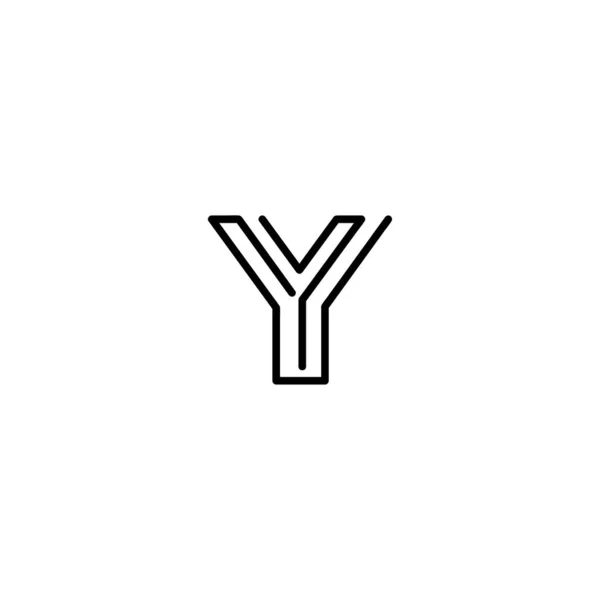 Lettre Modèle Vectoriel Conception Logo — Image vectorielle
