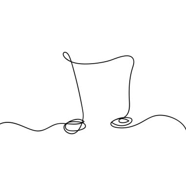 müzik notu vektör resimleme arkaplanı