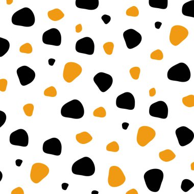 Suluboya noktalar ile soyut seamless modeli.