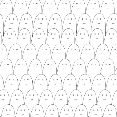 Ghost dikişsiz desen Halloween vektör ürkütücü eşarp izole tekrar duvar kağıdı fayans arka plan şeytan kötü karikatür illüstrasyon doodle hediye paketi kağıt beyaz tasarım