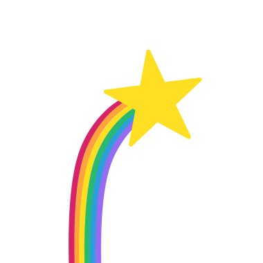 Gurur ayı konsepti, LGBT vektör resimleme arkaplanı 