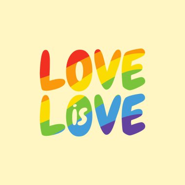 Renkli arkaplanda aşk konsepti, LGBT konsepti 