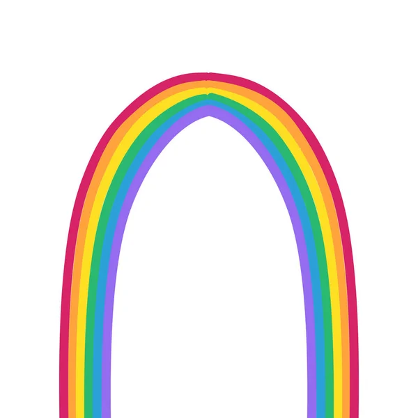 Arco Iris Color Abstracto Fondo Vector Ilustración Concepto Lgbt — Archivo Imágenes Vectoriales