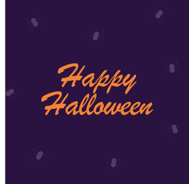 Cadılar Bayramı konsepti vektör çizimi arka planı  