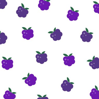 Renkli Çilek ile Dikişsiz Desen