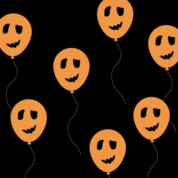 Halloween Conceito Vetor Ilustração Fundo —  Vetores de Stock