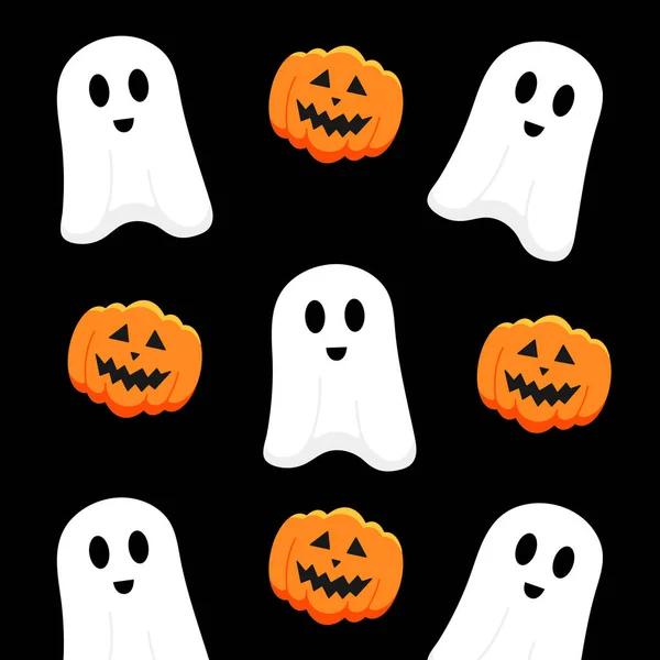 Halloween Concept Vector Illustration Background — Stock Vector