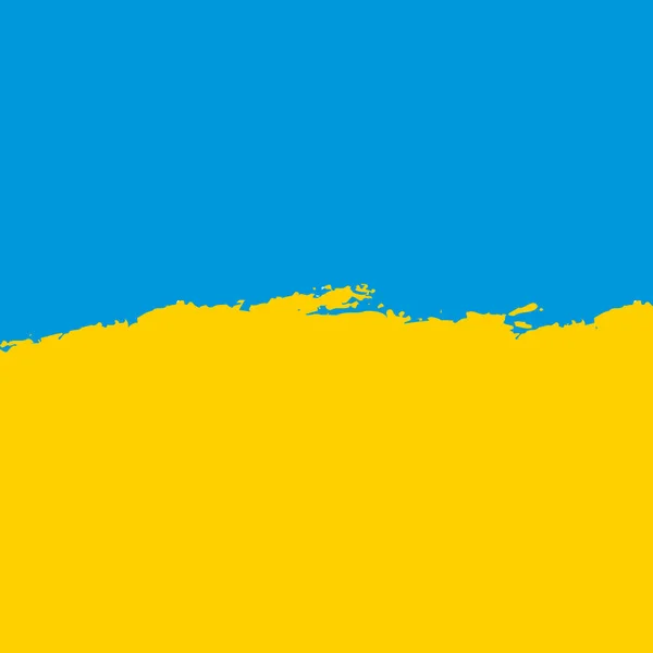 Vlag Van Oekraïne Vector Illustratie Achtergrond — Stockvector