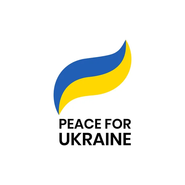 Ukrayna vektör illüstrasyonu için barış 