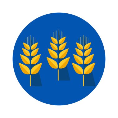 Ukrayna buğday vektör illüstrasyon arka planı  