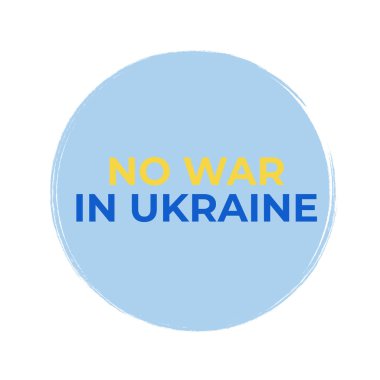 Ukrayna vektör çiziminde savaş yok