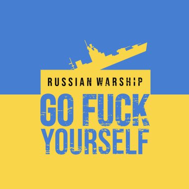 Vektör çizim geçmişi, Rus savaş gemisi - git kendini becer