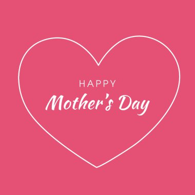 Anneler Günü vektör çizimin kutlu olsun.