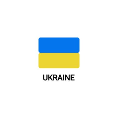 Ukrayna bayrak vektör resimleme arkaplanı 