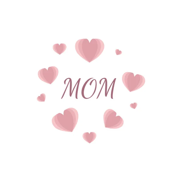 Happy Mother Day Vector Illustration — Stock Vector